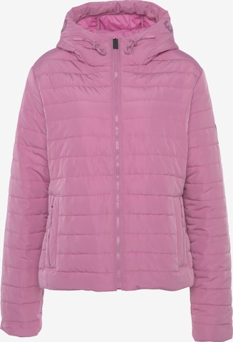 Elbsand Between-Season Jacket in Pink: front