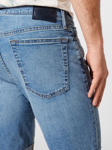 Regular Jeans de la Abercrombie & Fitch pe albastru