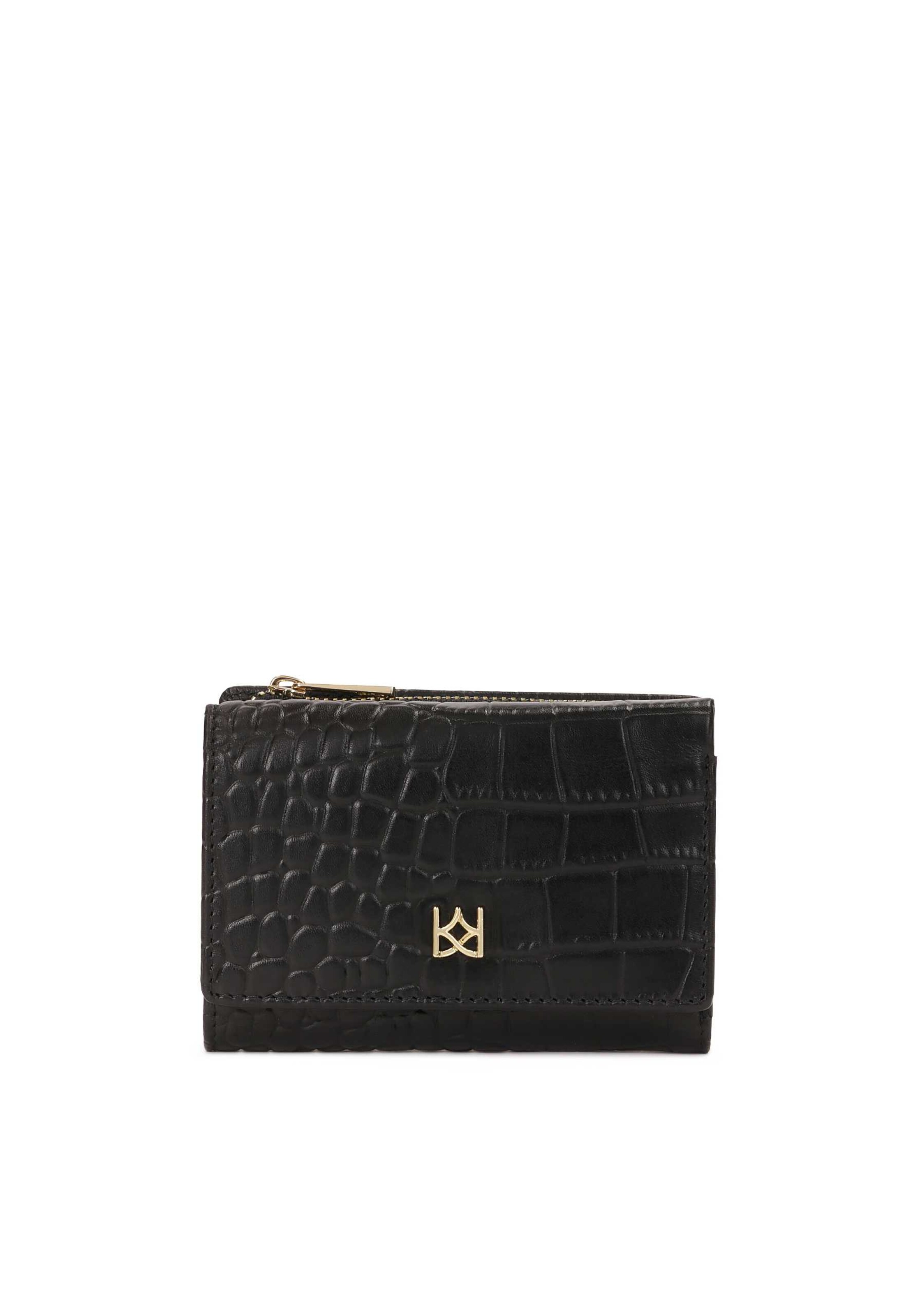 Kazar Wallet in Black: front