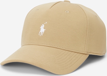 Casquette Polo Ralph Lauren en beige : devant