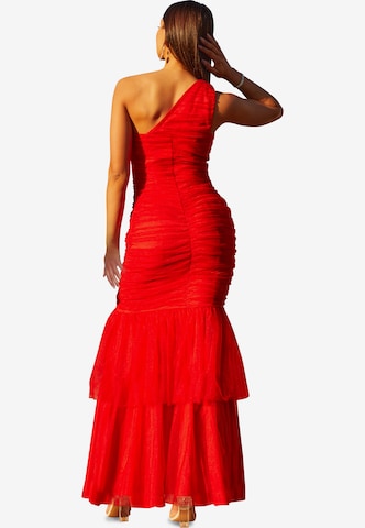 Chi Chi London Evening Dress in Red