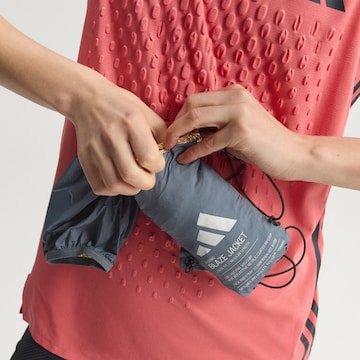 ADIDAS PERFORMANCE Športová bunda 'Adizero Blaze' - Sivá