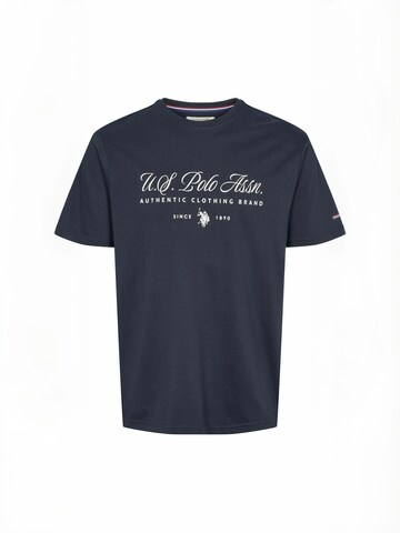 Chemise ' UMDag ' U.S. POLO ASSN. en bleu : devant