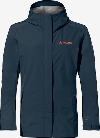 VAUDE Outdoorjas 'NEYLAND' in Blauw: voorkant