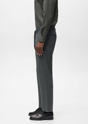 MANGO MAN Slimfit Hose 'Polen' in Grün