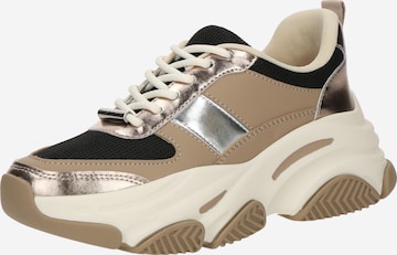 STEVE MADDEN Низкие кроссовки 'Dragon' в Бежевый: спереди