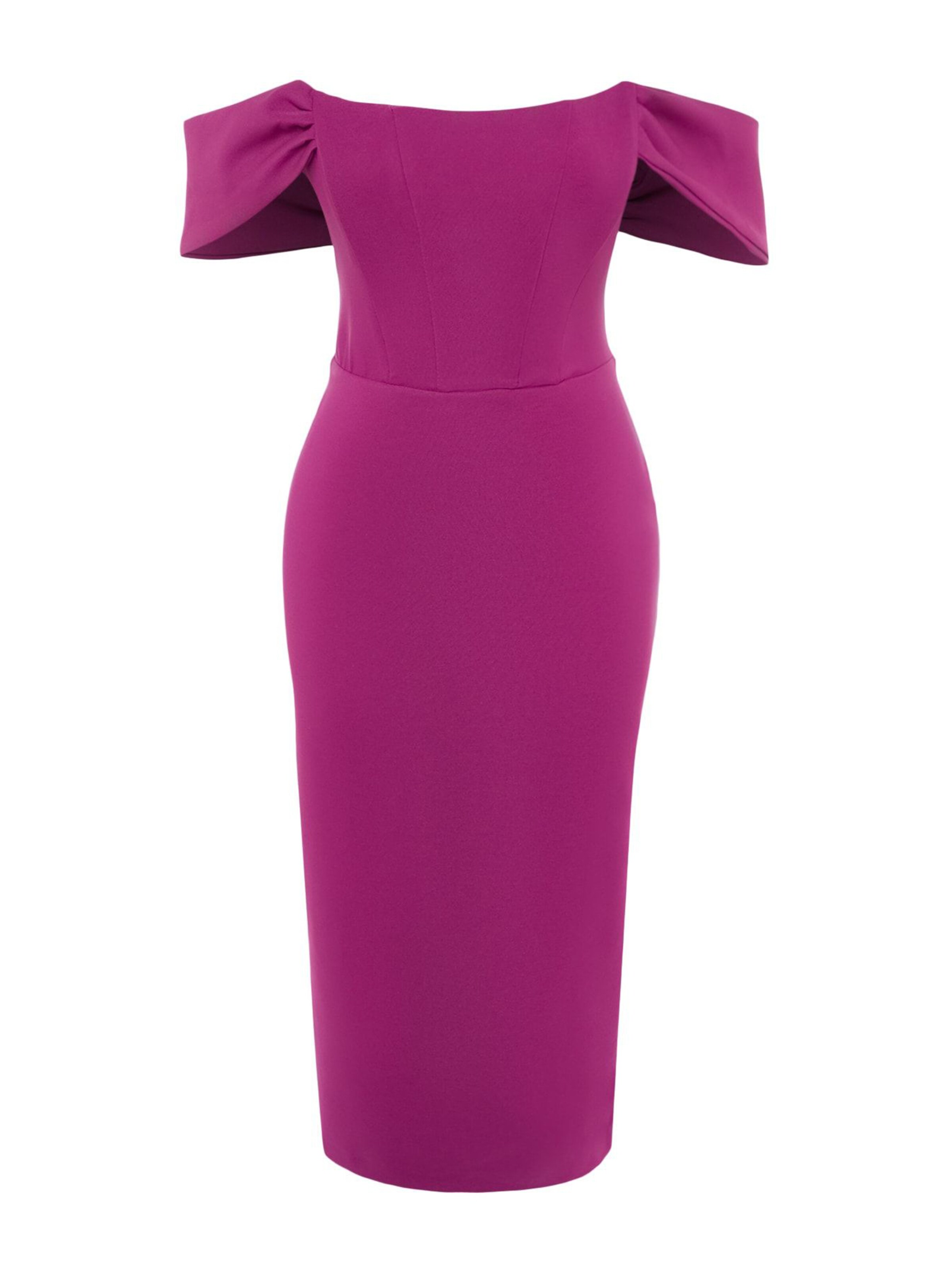 Trendyol Рокля за коктейл в лилав: отпред