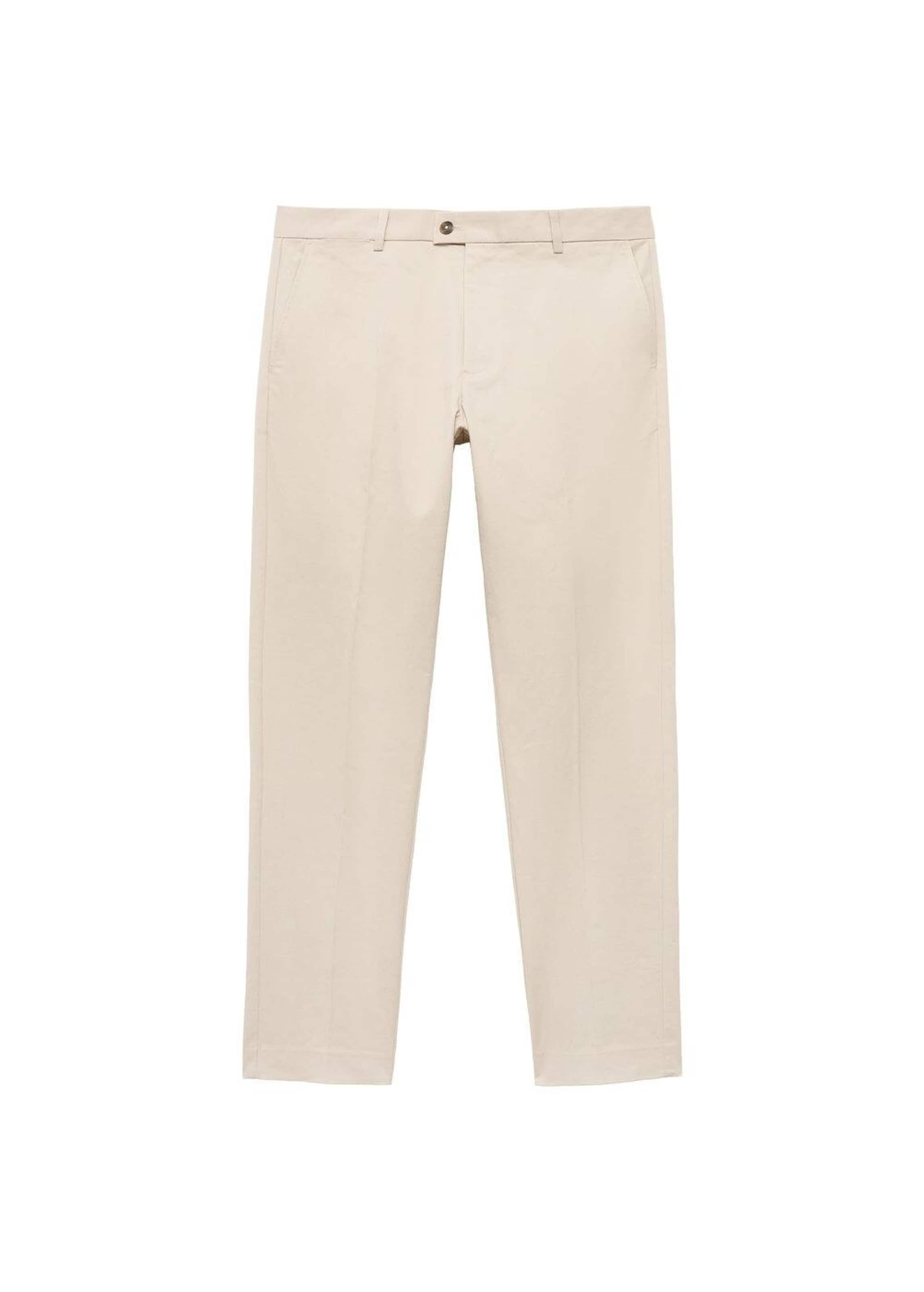 MANGO MAN Regular Hose 'Nicco' in Beige: Vorderseite