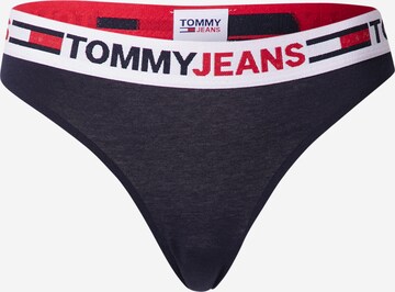 Tommy JeansTanga gaćice - plava boja: prednji dio