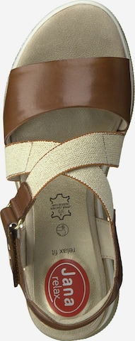 JANA Sandalen met riem in Beige