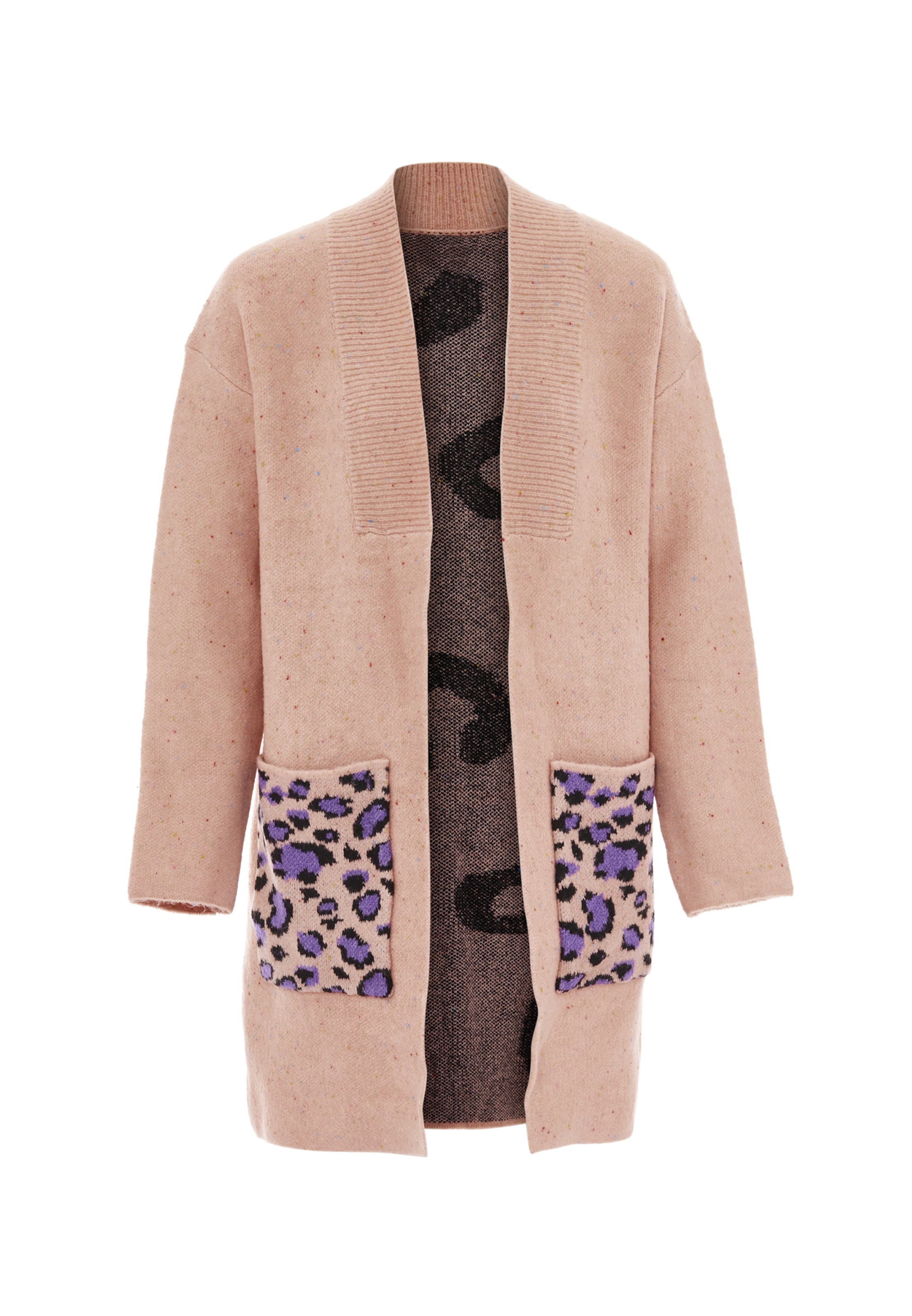 IMANE - Casaco de malha em rosa: frente