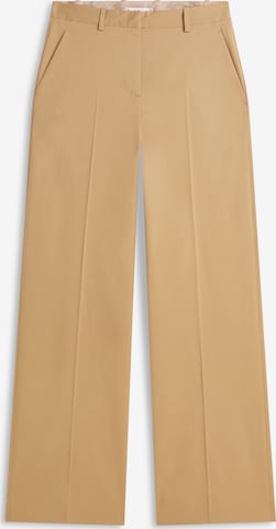 Pantaloni con piega frontale di TOMMY HILFIGER in beige: frontale