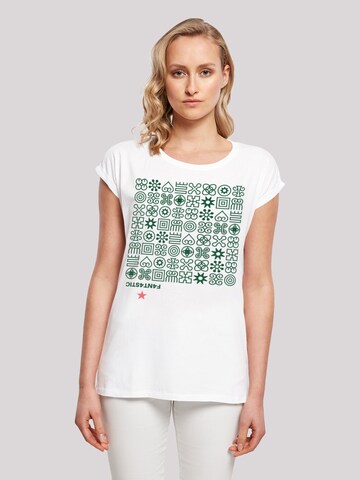 T-shirt F4NT4STIC en blanc : devant