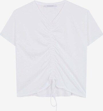 T-shirt Scalpers en blanc : devant