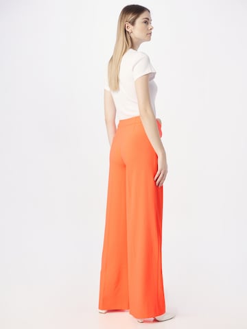 DRYKORN Wide leg Trousers with creases 'BEFORE' in Orange