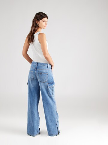 Wide Leg Jeans cargo Liu Jo en bleu