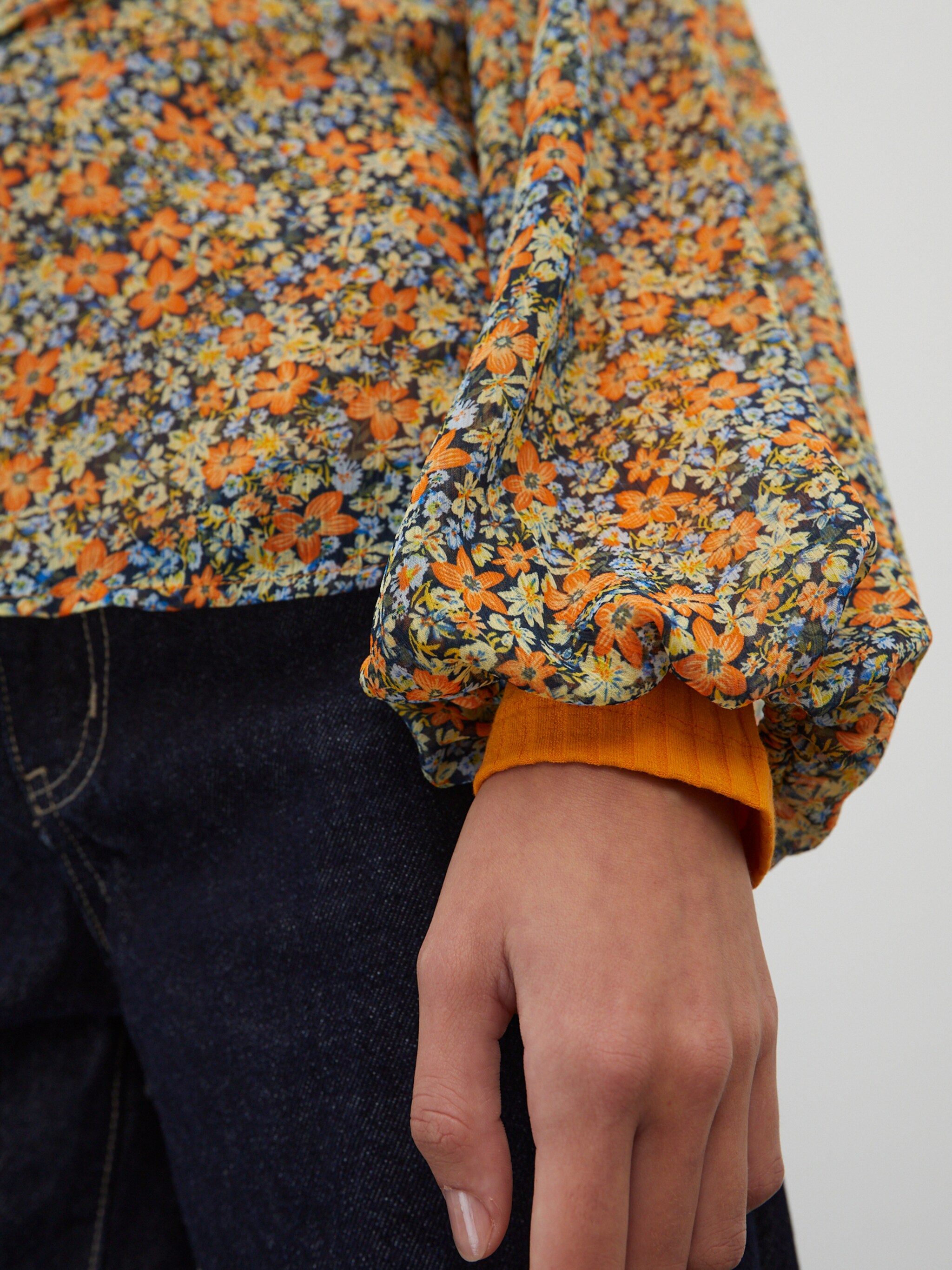 EDITED Produkte Bluse 'Birdy' blau