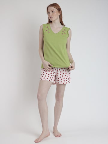 admas - Pijama en verde: frente
