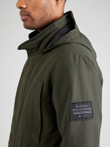 Parka mi-saison Ben Sherman en vert