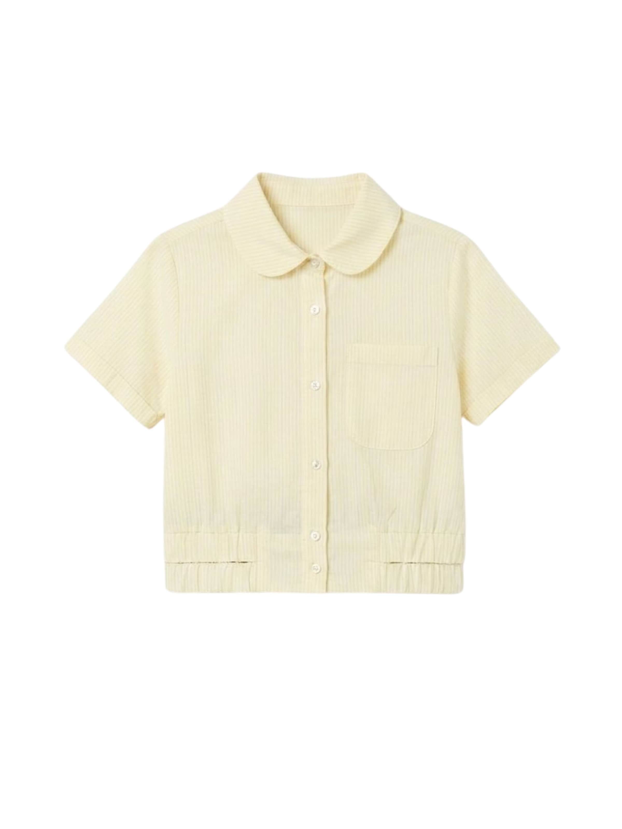 Solang Bluse in Gelb: Vorderseite