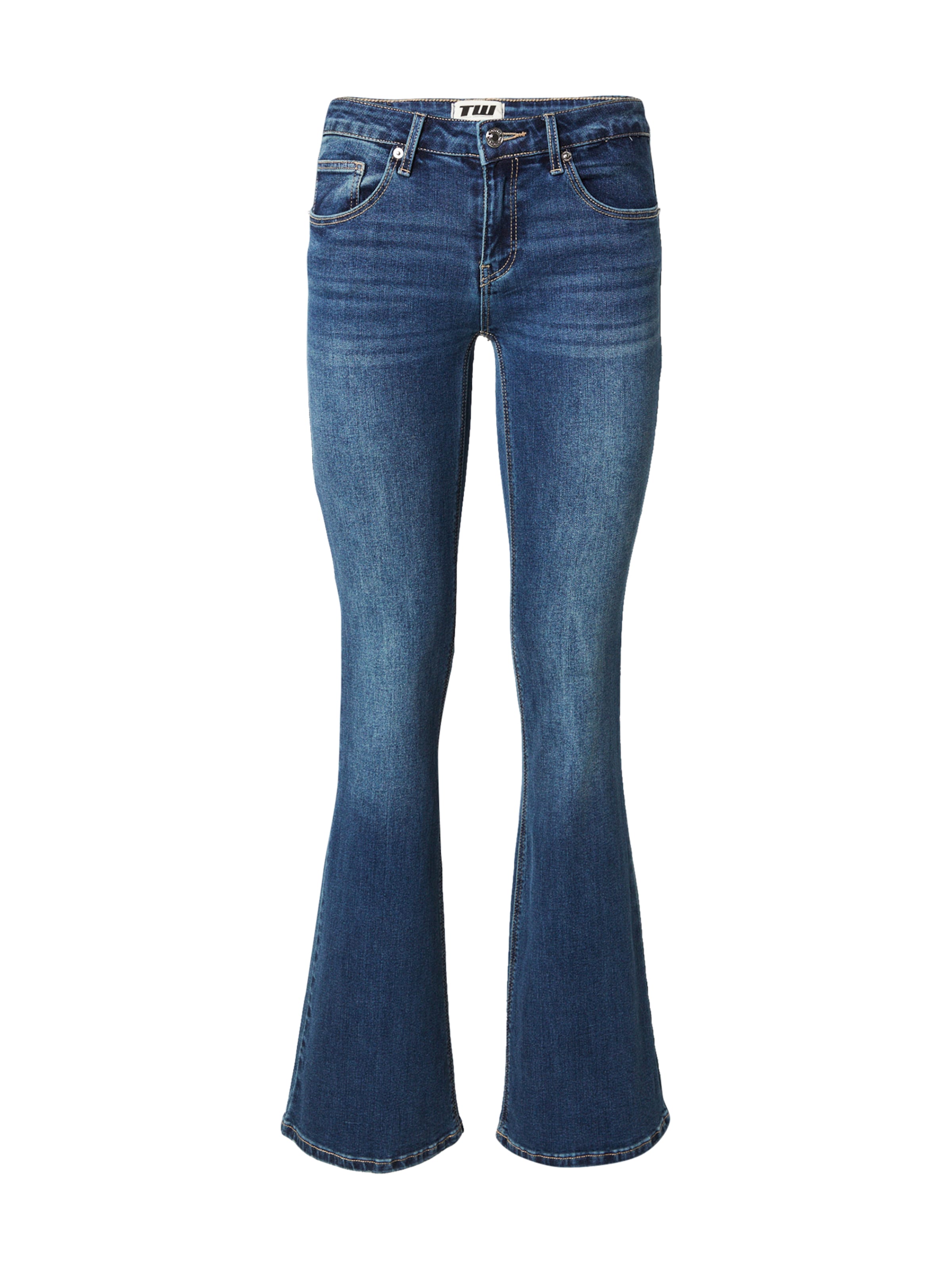 Tally Weijl Flared Jeans in Blue: front