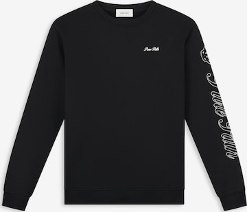 Sweat-shirt Pure Path en noir : devant