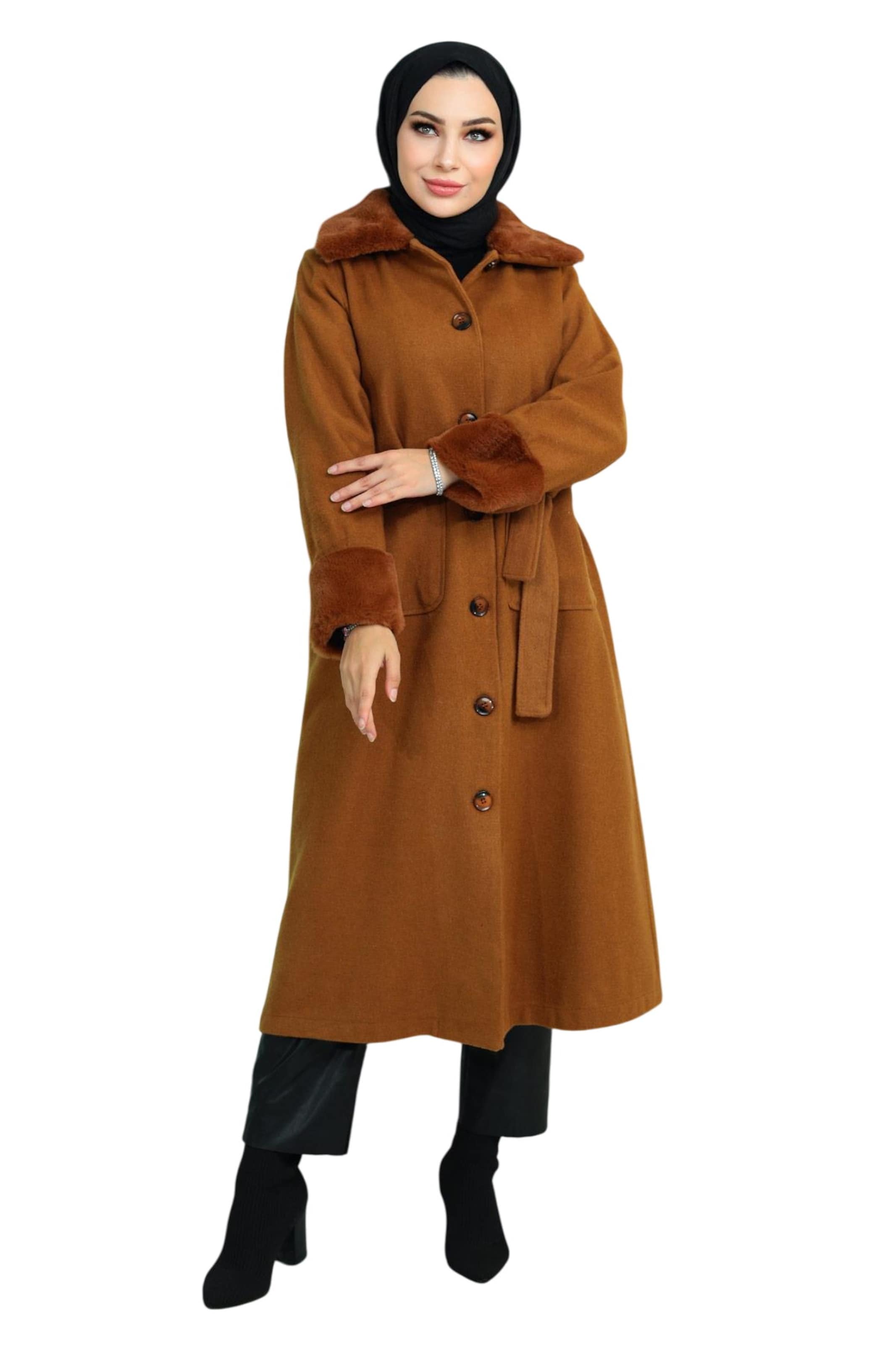 MODAMIHRAM Mantel in Braun