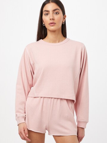 AMERICAN VINTAGE Sweatshirt 'Lifboo' in Roze: voorkant