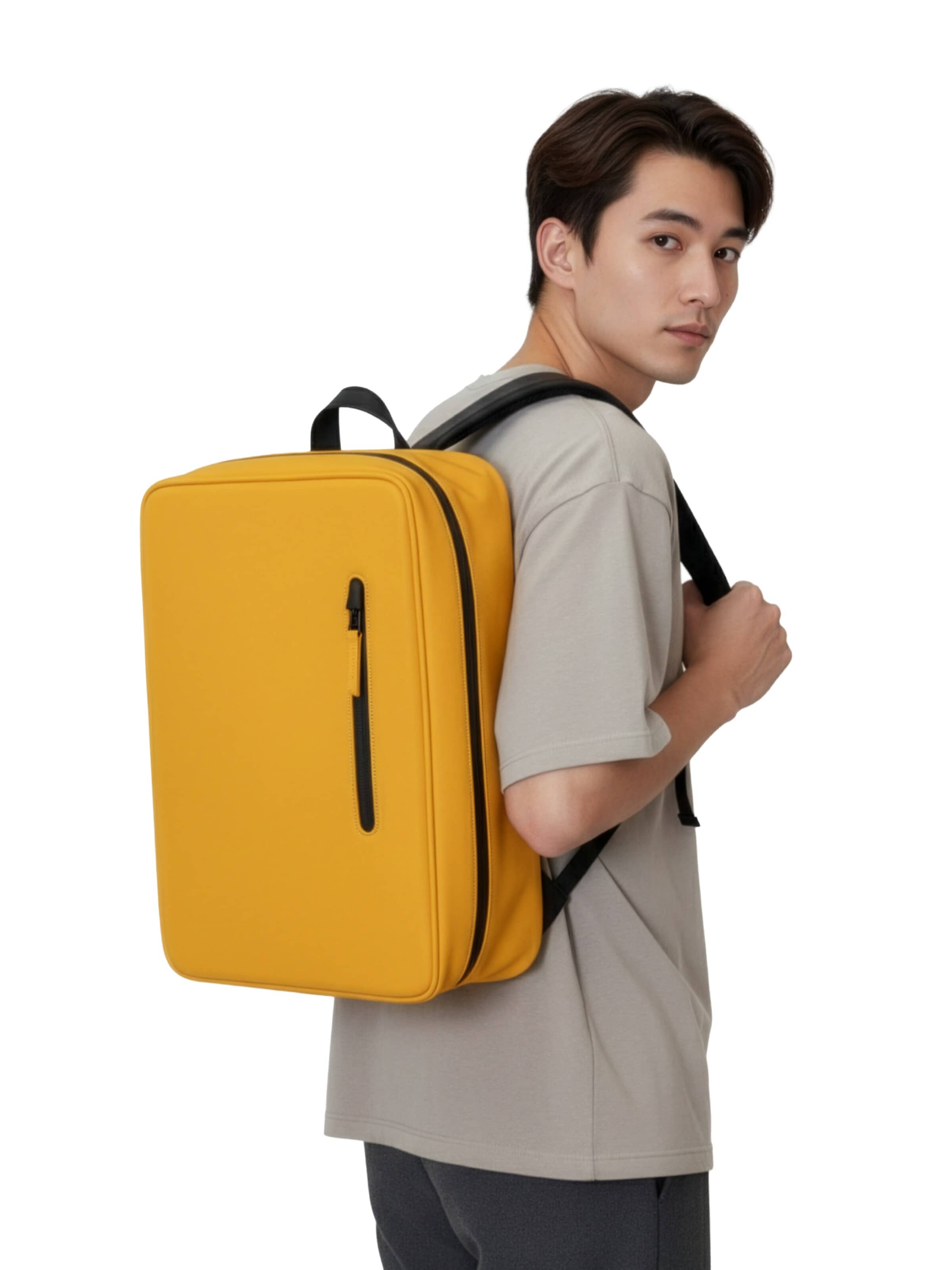 KIWEE Backpack 'Fisherman' in Yellow
