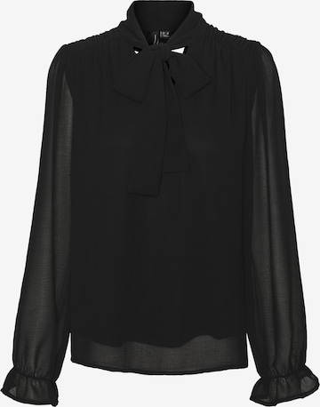 VERO MODA Bluse i sort: forside