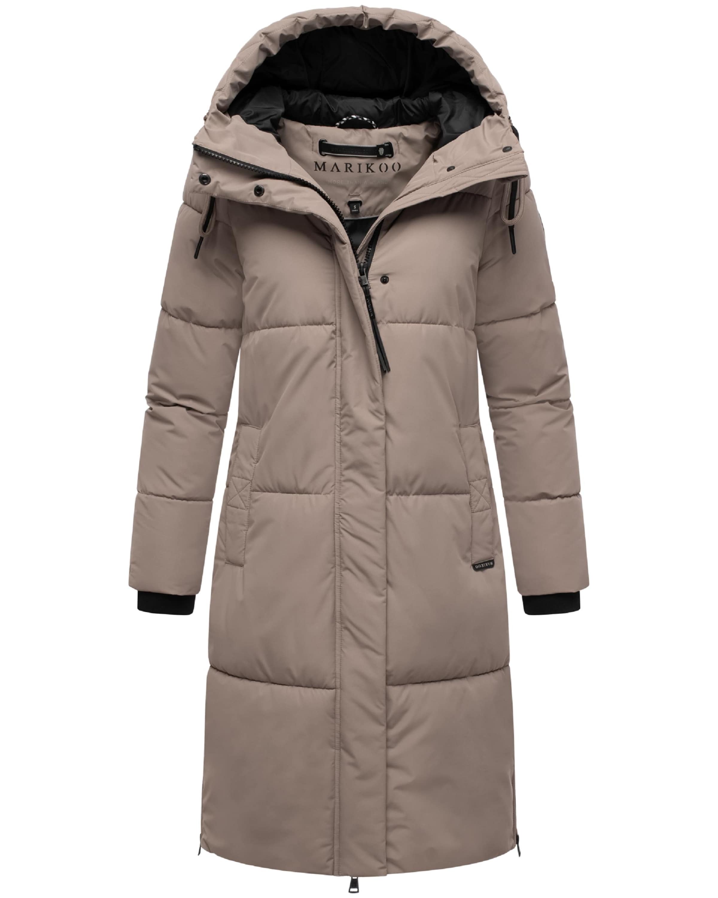 MARIKOO Winter coat 'Michikoo XVI' in Beige: front