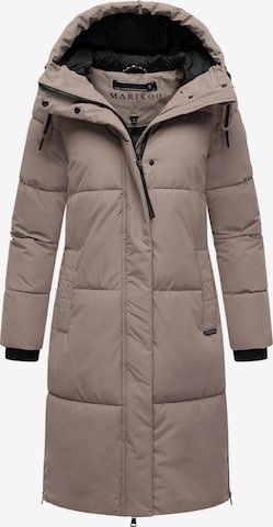 MARIKOO Płaszcz zimowy 'Michikoo XVI' w kolorze beżowy: przód