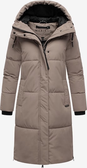 MARIKOO Pitkä talvitakki 'Michikoo XVI' värissä tummabeige / musta, Tuotenäkymä