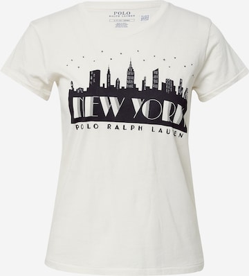 Polo Ralph Lauren Póló 'NY SKY' - bézs: elől