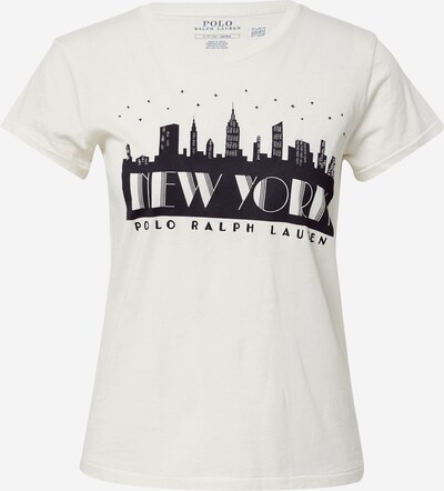Polo Ralph Lauren T-Krekls 'NY SKY', krāsa - krēmkrāsas / melns, Preces skats