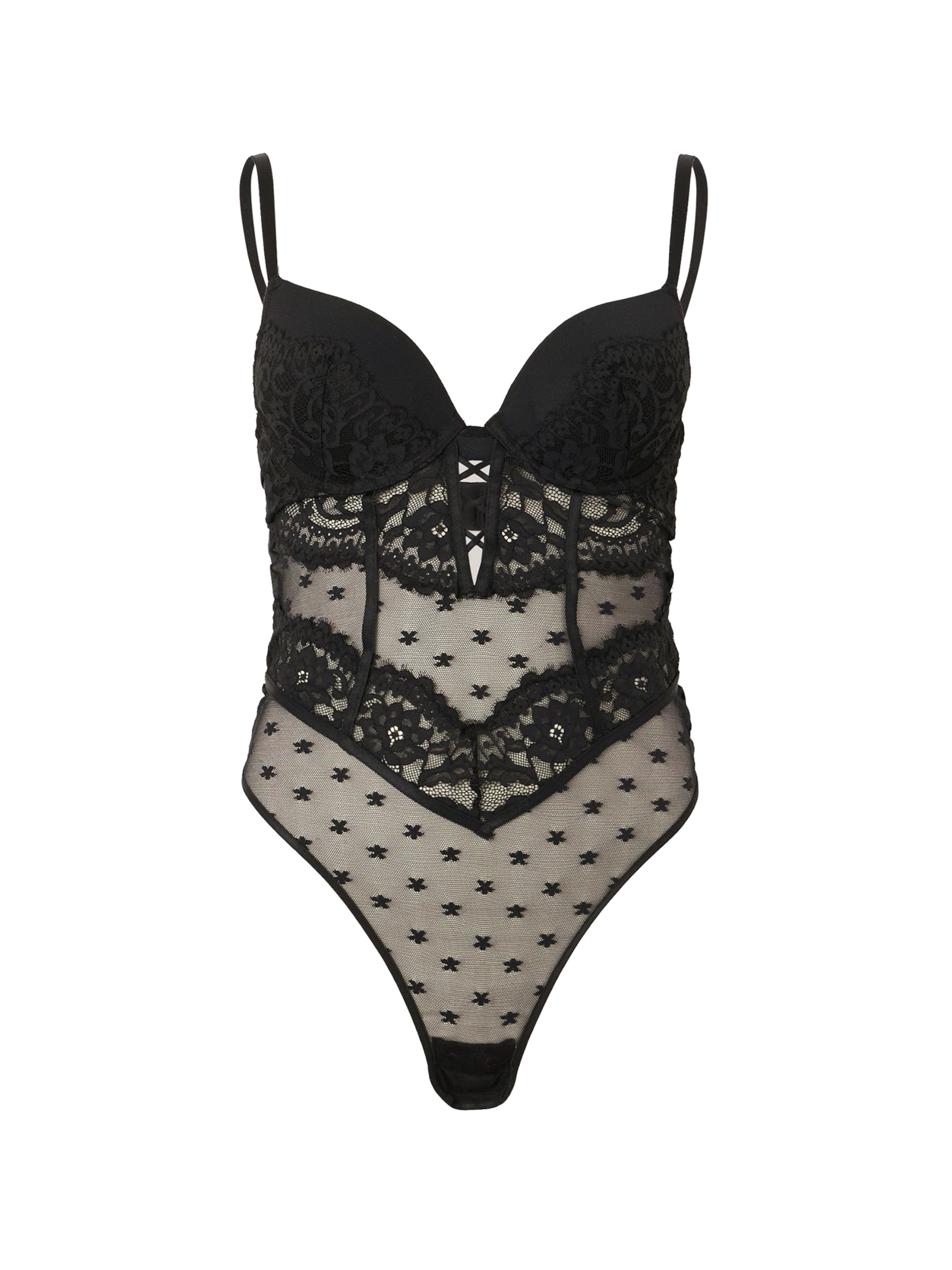 Hunkemöller Body 'Valora' i svart: framsida