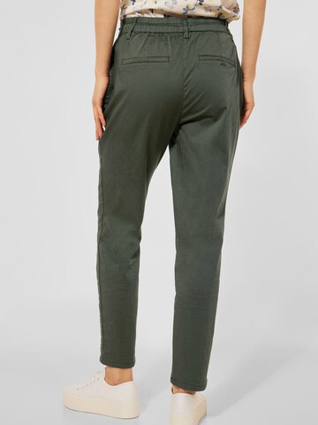 CECIL Slimfit Broek in Groen