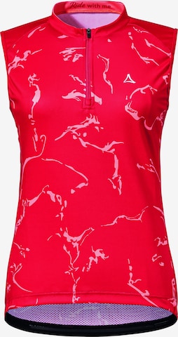 Maglia trikot 'Grossi' di Schöffel in rosso: frontale