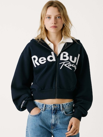 Red Bull Racing x Pepe Jeans Sweatvest 'Red Bull Racing x Pepe Jeans' in Blauw: voorkant