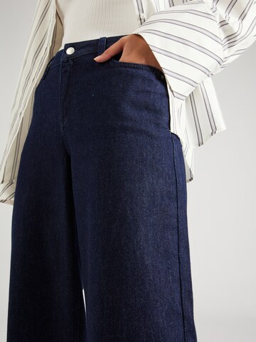 NA-KD Wide Leg Jeans in Blau