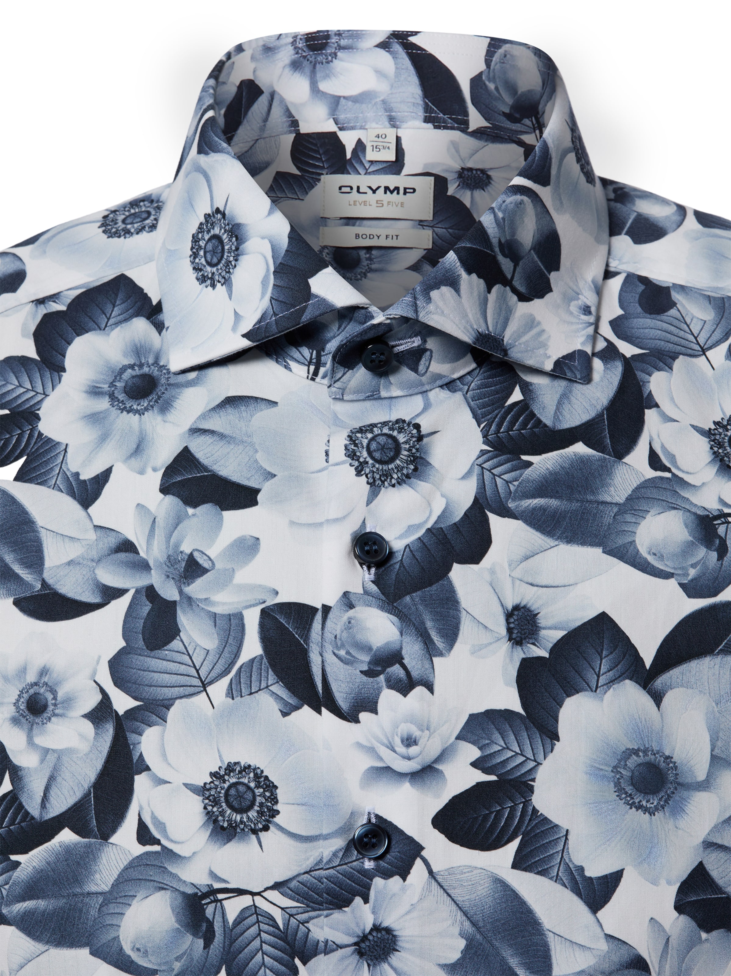 OLYMP Slim Fit Hemd in Blau