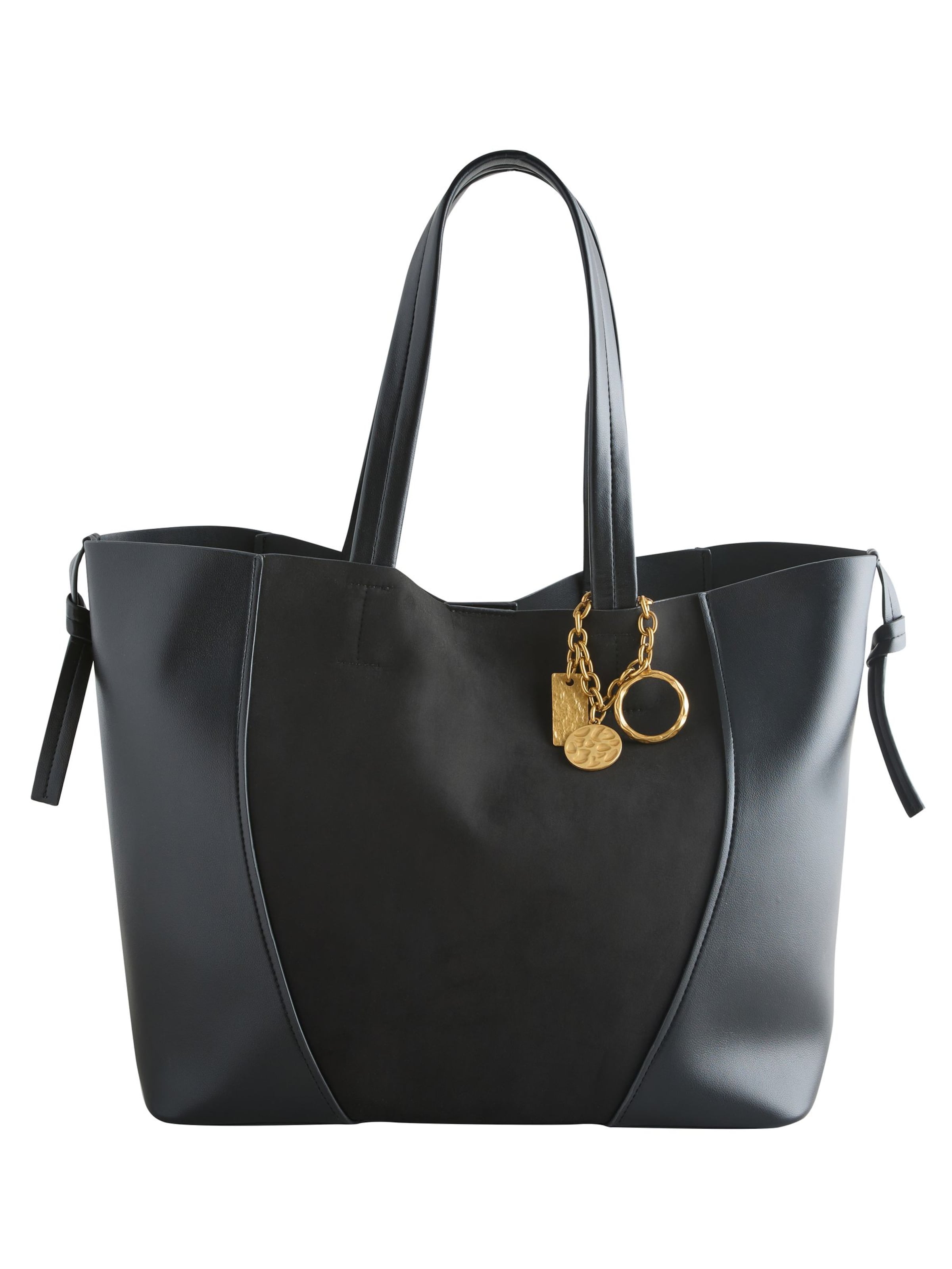 juoda Next Pirkinių krepšys: priekis