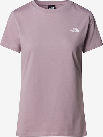 THE NORTH FACE Футболка 'Simple Dome' в Лиловый: спереди