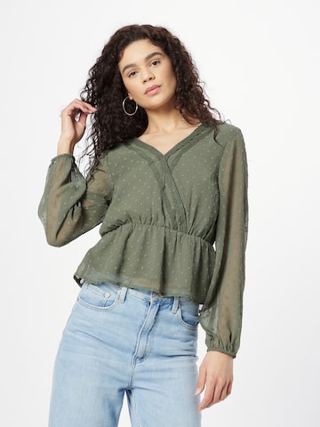 ABOUT YOU Blouse 'Avena' in Groen: voorkant