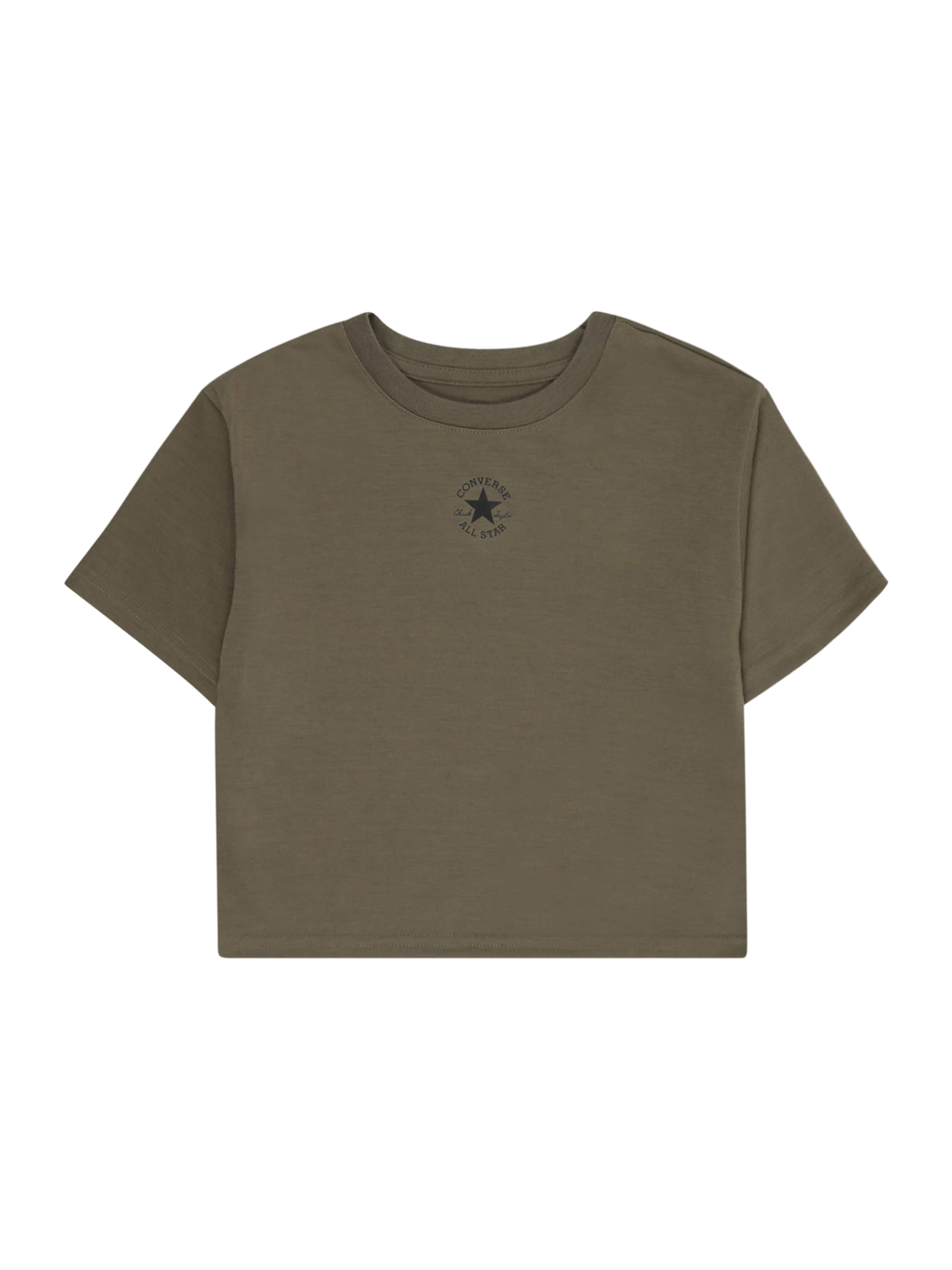 CONVERSE Shirt 'CHUCK' in Groen: voorkant