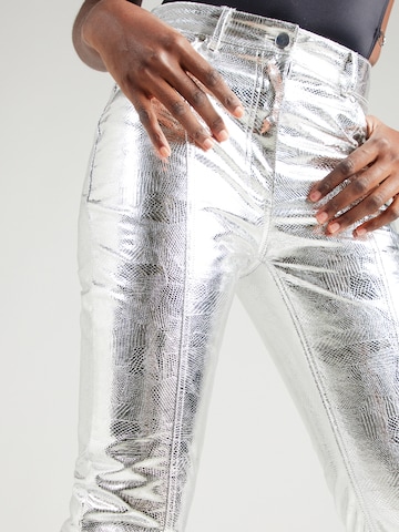 regular Pantaloni di River Island in argento