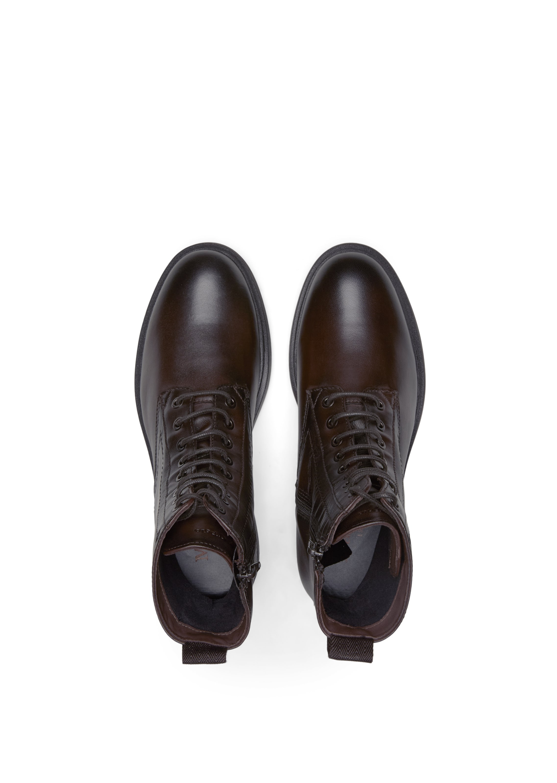 Marc O'Polo Schnürstiefelette 'Paula' in Braun