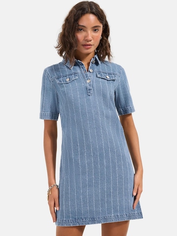 Friends Like These Šaty - Modrá: predná strana