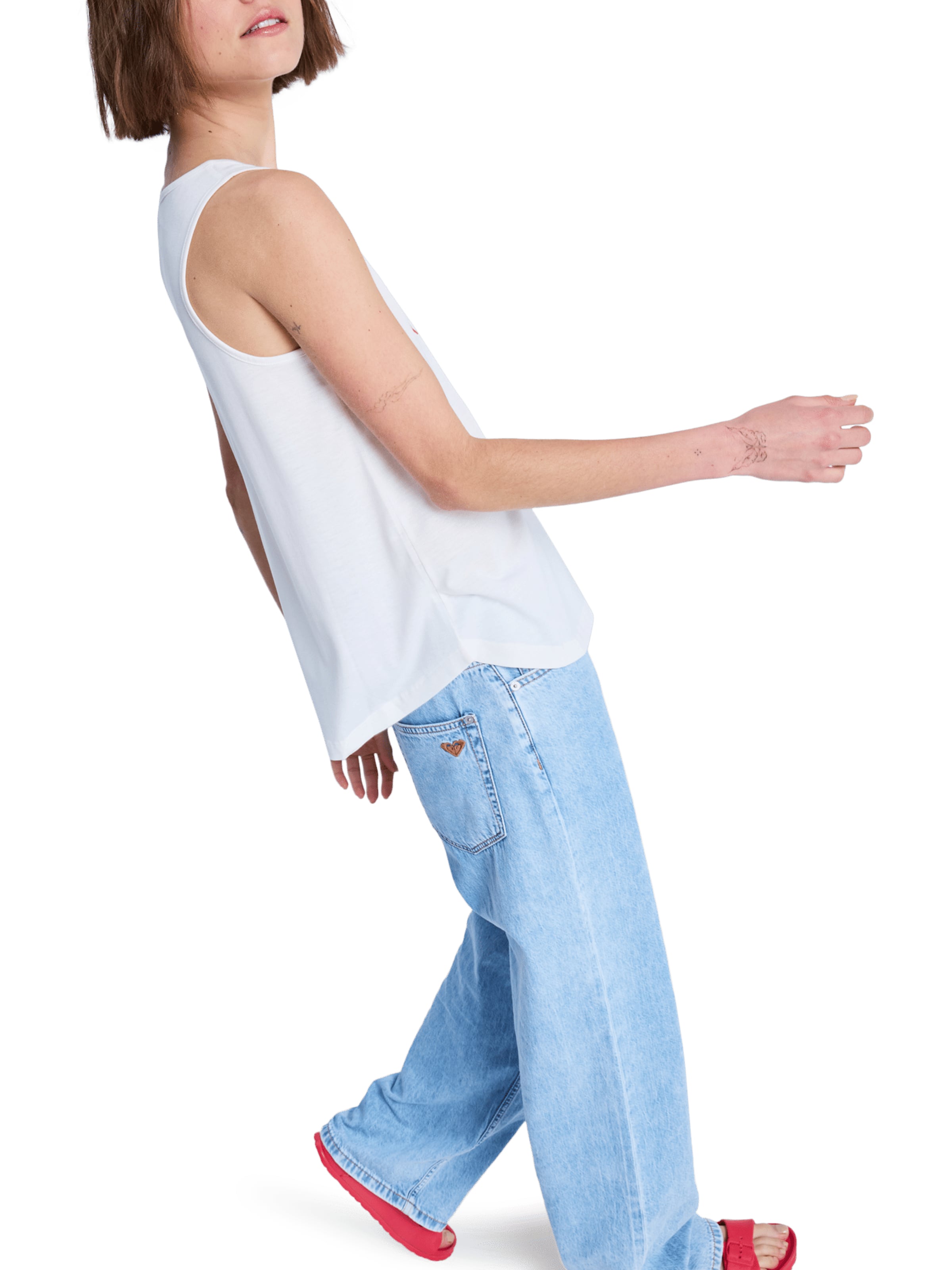 ROXY Top 'Surfclassic' in White