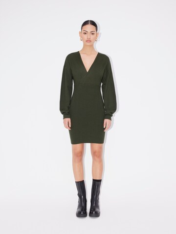 LeGer by Lena Gercke Knit dress 'Thalke' in Green